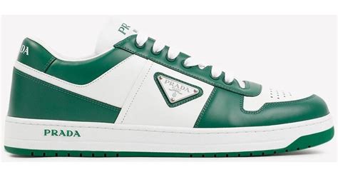 green and white prada shoes|prada green sneakers.